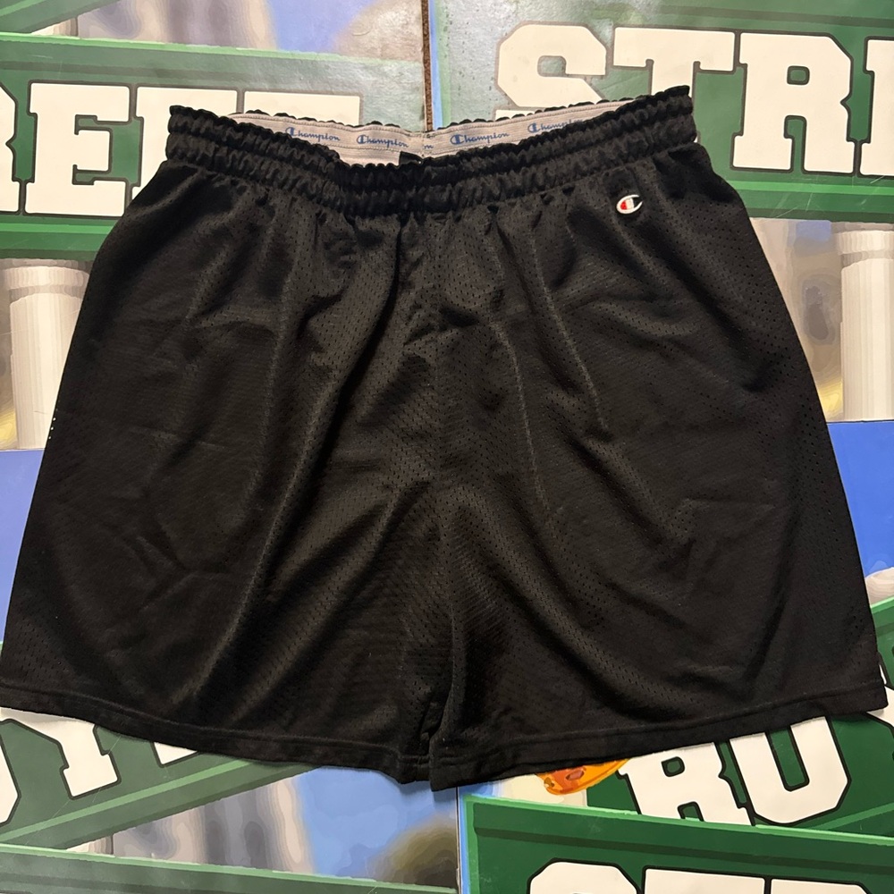 Champion Athletic mesh Black Shorts - Picture 1 of 2